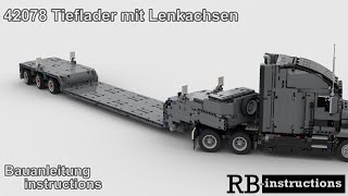 RBi Tieflader mit Lenkachsen für LEGO® 42078 Mack Anthem [upl. by Linzy]