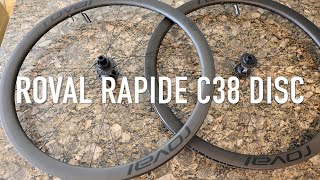 Roval Rapide C38 Disc  Unbox and Initial Impressions [upl. by Corbie]