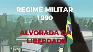 Regime Militar 1990 Alvorada da Liberdade [upl. by Nolyad]