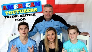 American Youtubers quotIts The Donnellysquot Try British Foods I Made [upl. by Ynos408]