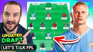 MY UPDATED FPL DRAFT  Fantasy Premier League Tips 202425 [upl. by Ajnotal]