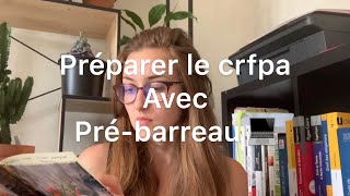 Crfpa avec PréBarreau en elearning 💪💼 [upl. by Felisha]