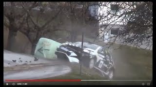 Highlights amp Crash Mistakes Jänner Rallye 2024 Tag 1 [upl. by Uaerraj]