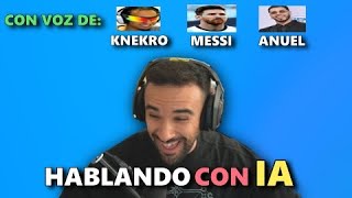 ILLOJUAN HABLA CON IA EN TIEMPO REAL Con Knekro MenosTrece ElBokeron [upl. by Rialc797]