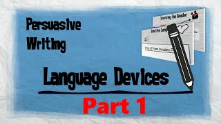 Persuasive Techniques Part 1  Persuasive Writing  EasyTeaching [upl. by Bein]