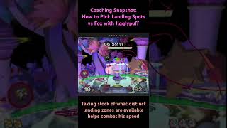 Coaching Snapshot How to Pick Landing Spots vs Fox as Jigglypuff [upl. by Zebaj]