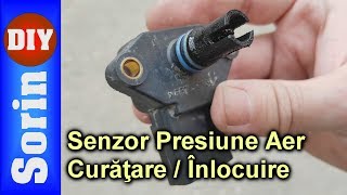 Senzor Presiune Aer  Curatare  Inlocuire  14 16V  16 16V [upl. by Gnanmas]