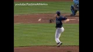 Matt Moore Pitching Slow Motion  Tampa Bay Rays MLB Curveball Video Clip [upl. by Joshuah589]