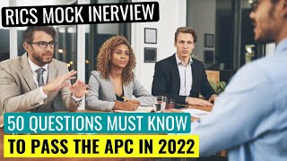 RICS APC FINAL ASSESSMENT MOCK INTERVIEW QUESTIONS  MUST KNOW TO PASS IN 2022  ETHICS amp ROC [upl. by Goldy]