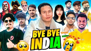 Bye Bye India 🥺 Old Memories with Free Fire Youtubers Gyan bhai Raistar Amitbhai amp Ajjubhai [upl. by Lisette]