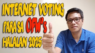 🔴INTERNET VOTING Para sa Mga OFWs sa Halalan 2025 [upl. by Jarl910]