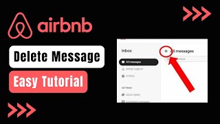 Airbnb  How to Delete Messages [upl. by Blankenship]