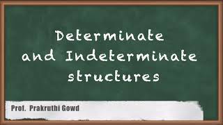 Introduction to Determinate and Indeterminate Structures  Introductory Concepts [upl. by Eldwun]