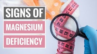 4 Signs and Symptoms of Magnesium Deficiency [upl. by Denise646]