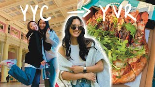 Vancouver Vlog Day 1  day in the life exploring downtown cafes  Steveston [upl. by Parris389]