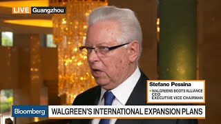 Walgreens Pessina on Guoda Deal Expansion Plans [upl. by Strepphon464]