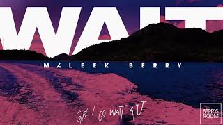 Maleek Berry  Wait Official Audio [upl. by Tanney944]