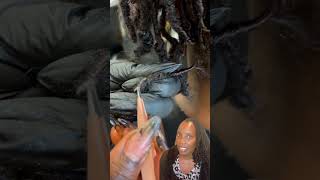 Dont pick lint out of your locs Youll definitely regret it [upl. by Gnud]