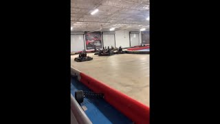 Crazy Go Kart Crash Caught On Camera At k1 Speed During A Race [upl. by Kendal]