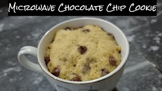 1 Minute Microwave Cookie  Mug Cookie  Delish Food with Maria [upl. by Innattirb]