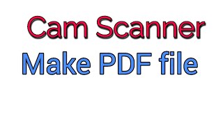 Multiple Page To Single Page PDF Making By Cam Scanner I Easy To Use Cam Scanner How ToUseCamScanner [upl. by Greenwald]