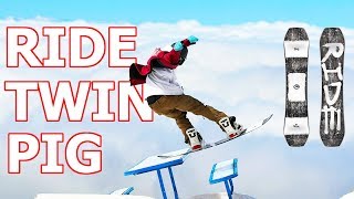 RIDE TWINPIG SNOWBOARD REVIEW [upl. by Atsok]