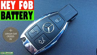 Mercedes Key Fob Battery Replacement  How to replace battery in Mercedes Key Fob [upl. by Magree135]