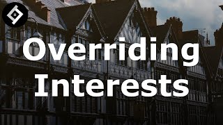 Overriding Interests  Land Law Full Lecture [upl. by Leff294]