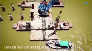 Piling Work at Jamshoro Power Plant piling jamshoro powerplant water [upl. by Siva]