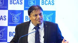 Speech of the BCAS Outgoing President CA Chirag Doshi [upl. by Ettenaej]