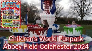 Childrens World Funpark Abbey field Colchester 2024 [upl. by Song]