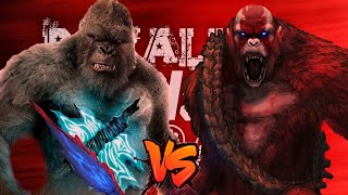 Kong Vs Skar King  Batallas Humoristicas de Rap  Godzilla x Kong The New Empire [upl. by Dail]