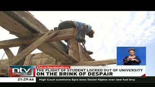 Kisumu top student locked out of university over lack of fees [upl. by Aracot558]