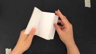 HOW TO MAKE A BOOK FROM A SINGLE SHEET OF PAPER [upl. by Harehs]