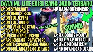 Data ML Lite Full Event 300Mb Terbaru Patch Chip  ML Lite  Cara Mengatasi Lag amp Patah Patah [upl. by Annaeg]