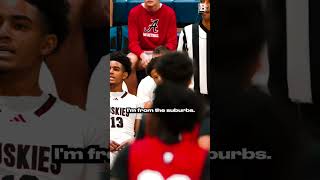 quotIm from the suburbsquot 😭 Full vid out now aau basketball nba [upl. by Aihsekan776]