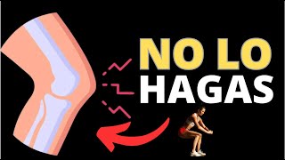 🧎🏽‍♀️3 cosas QUE NO DEBES HACER si tienes desgaste de rodilla y ejercicios para fortalecer piernas [upl. by Perseus]