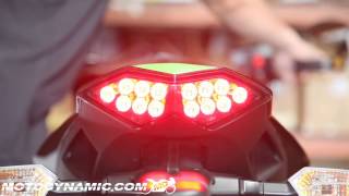 20102013 Kawasaki Z1000 amp Versys 650 20112017 Ninja 1000 Sequential LED Tail Lights Smoke Lens [upl. by Evy]