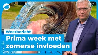 Weerbericht vrij zomers deze week [upl. by Adnaral]