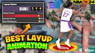 The Best Layup Animations on NBA 2K24 [upl. by Trude148]