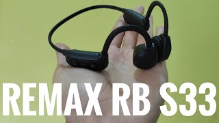 BONE CONDUCTION HEADPHONE  REMAX RB S33 [upl. by Steddman]