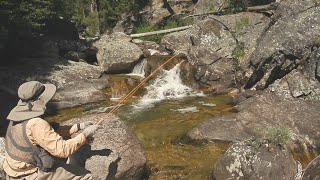 Fly Fishing Boulder Creek Montana Bitterroot Tributary [upl. by Annayhs]