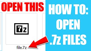 How to Open 7z Files on Windows 10  How to Open 7zip Files [upl. by Langley]