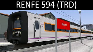 Renfe 594 TRD  Reinosa  Aguilar de Campoo El Tren De Las Galletas  Train Simulator Classic [upl. by Mick830]