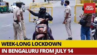 Coronavirus Karnataka Govt Announces Weeklong lockdown In Bengaluru From July 14 [upl. by Sibilla571]