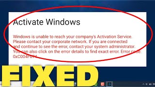 How To Fix Error Code 0xC004F074 In Windows 10 Pro Activation Error  Fix Windows 10 Activation [upl. by Eelloh]