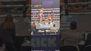 SCARY Elle Brooke KNOCKDOWN VS Paige VanZant  Misfits Boxing [upl. by Ohnuj]