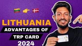 Advantages Of Lithuanian TRP Card 2024  Study in Europe  Lithuania Study Visa [upl. by Dugaid35]