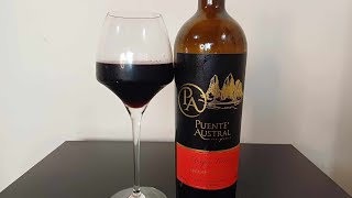 0519  Vinho Puente Austral Unique Terroir Cabernet Sauvignon 2018 vinho vino wine [upl. by Gustin]