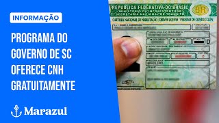 Programa do Governo de SC oferece CNH gratuitamente [upl. by Gershom]